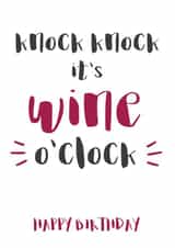 wine birthday Birthday Card 3770 created by Wink Design - Michelle Roberts