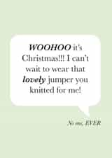 Adult Cheeky Christmas Card 26514 created by Cookie Design