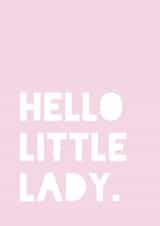 BABY HELLO New Baby Card 6737 created by Paper & Wool