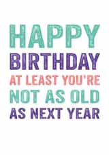 happybirthday old Birthday Card 3494 created by Do You Punctuate?