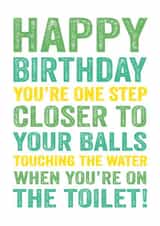 saggyballs birthday Birthday Card 3497 created by Do You Punctuate?