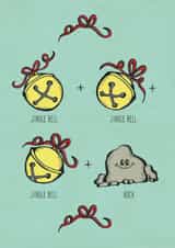 Jingle Bell Rock Christmas Holiday Card created by Tami Boyce