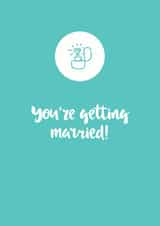 engagement engaged Engagement and Marriage Card 28678 created by So Yeah Stuff