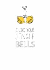 jingle bells Christmas Card 26922 created by Prairie Chick Prints