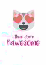 pawesome awesome Love & Friendship Card 6823 created by Let's Dream