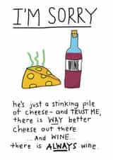 breakup relationship Thinking of you Card 4627 created by Che Dyer