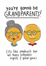 baby announcement Pregnancy Card 4628 created by Che Dyer