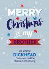 merrychristmas brother Christmas Card 5070 created by Silly Prints