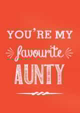 Aunty favourite Birthday Card 4214 created by Ilka Dickens
