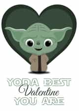 yoda best Valentines Day Card 24477 created by Jordan Williams