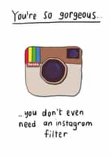 love instagram Valentines Day Card 27027 created by Che Dyer