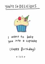 naughty cute Birthday Card 4636 created by Che Dyer