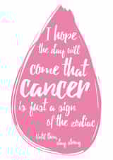 cancer stay Get Well Card 3991 created by PaperJam Print Co.