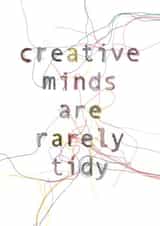 typography creatives Just because Card 1109 created by Sparklymouse