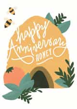 anniversary honey Anniversary Card 5809 created by Olive + Jude