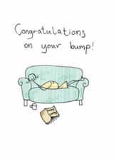 pregnant expecting Pregnancy Card 6052 created by Greetings by Nibby Williams