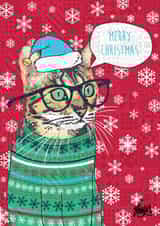funny jumper Christmas Card 23932 created by Rose Hill Designs