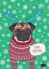 fun funny Christmas Card 23935 created by Rose Hill Designs