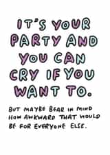 birthday party Birthday Card 5246 created by Veronica Dearly