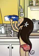 milk kitchen Card 29078 created by Mara's Rainy Days