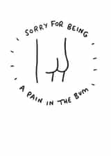 sorry pain Sorry Card 5258 created by Veronica Dearly