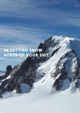 snow funny Card 29278 created by Luke Shepherd