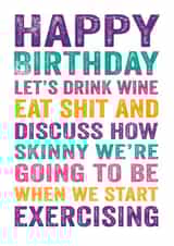 happy birthday Birthday Card 3499 created by Do You Punctuate?