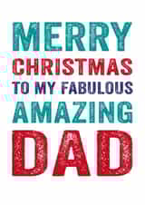 dad merry Christmas Card 26152 created by Do You Punctuate?