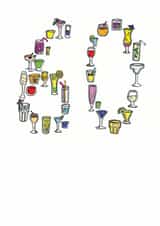 60 60th Birthday Card 7005 created by A Ray of Sunshine Cards