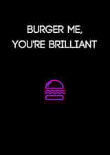 burger friends Love & Friendship Card 6433 created by Cards.Cards.Cards