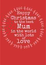 MUM CHRISTMAS Christmas Card 2790 created by Always Sparkle