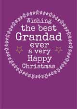 GRANDAD XMAS Christmas Card 25645 created by Always Sparkle