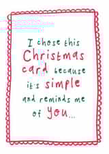 Funny and cheeky Christmas card - Brother, Sister, Partner created by Bow & Bell