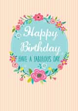 Classic Birthday Card - For Her - Flowers created by YTR Studios (Yasmin Tara)