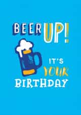 Beer Birthday Birthday Card 6865 created by Unknown Ink