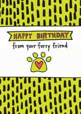 Happy Birthday From Your Pet Card created by Angela Chick