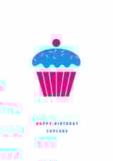 Cake cupcake Birthday Card 28862 created by Wenna Designs