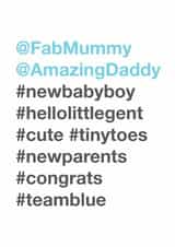 new baby mummy New Baby Card 3710 created by Bow & Bell