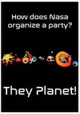 space birthday Card 27770 created by Amy Cobb