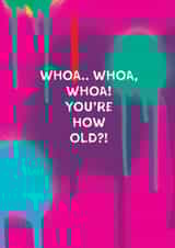 birthday age Birthday Card 6878 created by Unknown Ink