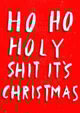 Rude Humour Christmas Card 24887 created by Charly Clements