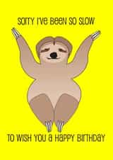 Belated Birthday Birthday Card 2614 created by Doodle Dot Design Co