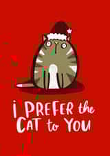 cat funny Christmas Card 6195 created by Lucy Maggie Designs