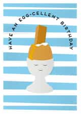 birthday egg Birthday Card 29482 created by Pepper Pot Studios