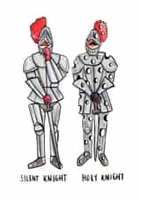 silent knight Christmas Card 27858 created by Jelly Armchair