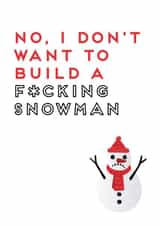 snowman christmas Christmas Card 29488 created by Pepper Pot Studios