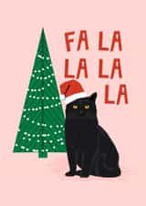 cat pet Christmas Card 25136 created by Pet Friendly