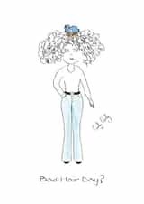 humour bird Love & Friendship Card 29240 created by Curly Girly