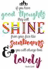 roald dahl Just because Card 29430 created by Bronwyn Slater