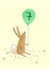 7 birthday Birthday Card 1128 created by Sophie Corrigan